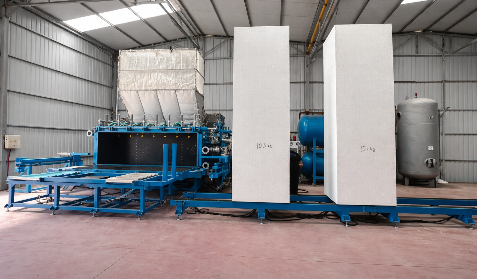 EPS-Polystyrolfabrik